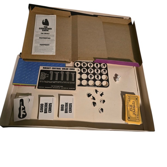 The Godfather Game Board Game Family Edition 1971 Vintage Rare Complete - Picture 7 of 12